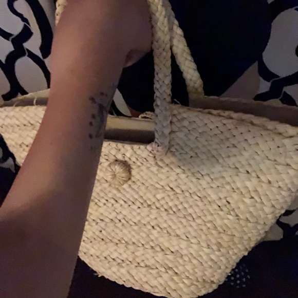 Darling Straw Beach Bag - Picture 3 of 5